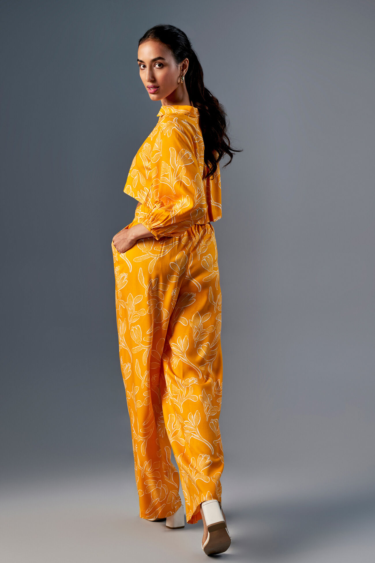 Sunflower Bright Co-Ord, Yellow, image 5